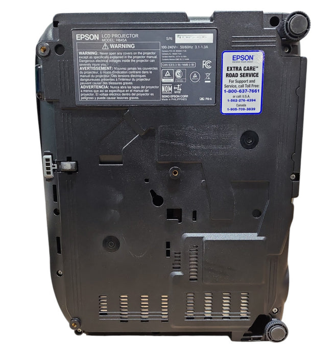 EPSON H845A PowerLite 1266 WXGA 3LCD Projector