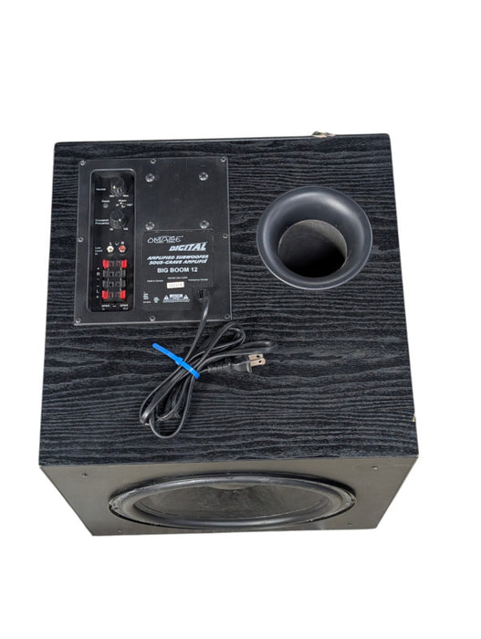OMAGE Digital Amplified Subwoofer BIG BOOM 12 READ  -