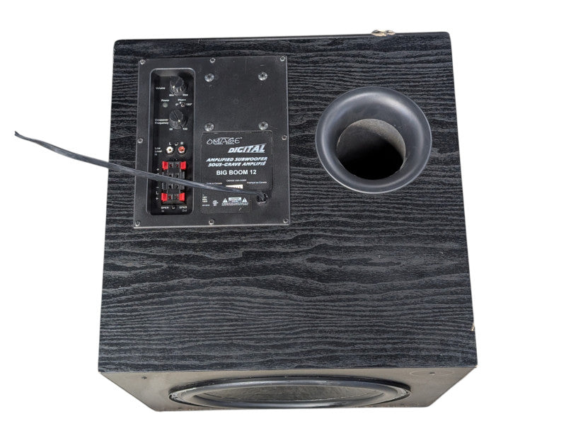 OMAGE Digital Amplified Subwoofer BIG BOOM 12 READ  -