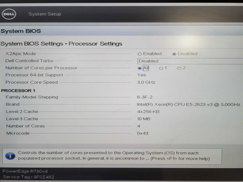 Dell R730xd 24x 2.5" | 1x Xeon E5-2623 v3 @3.00GHz, 32GB DDR4, H730 Mini !