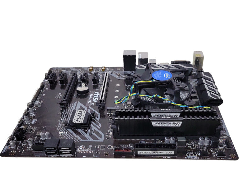 MSI B360-A-PRO board w/ Core I5-8500 CPU 16GB DDR4 RAM and I/O shield _