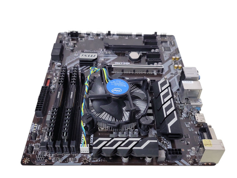 MSI B360-A-PRO board w/ Core I5-8500 CPU 16GB DDR4 RAM and I/O shield _