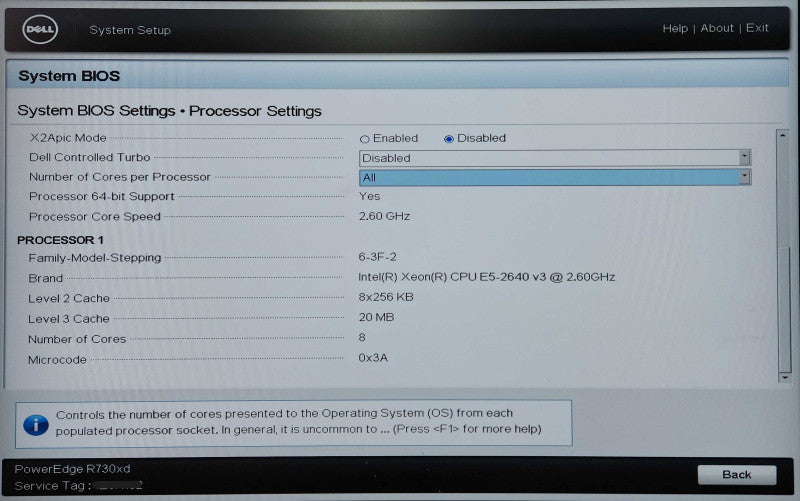 Dell PE R730xd 2U 26x2.5", Xeon E5-2640 v3, 128GB DDR4, 6x1.2TB SAS
