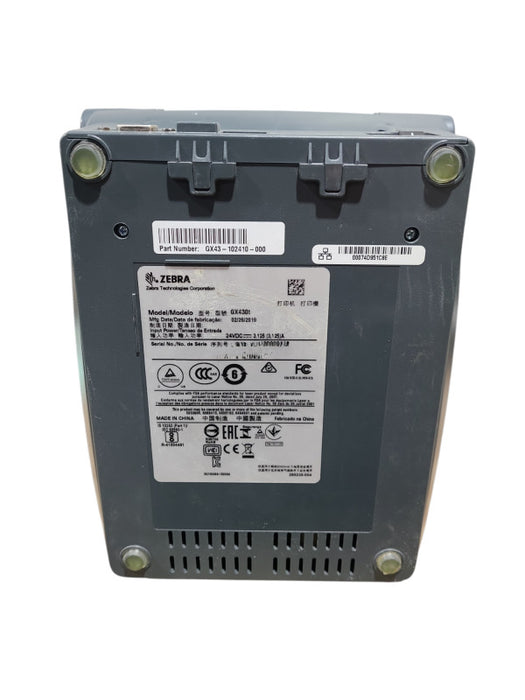 Zebra GX430t Thermal Barcode Label Printer