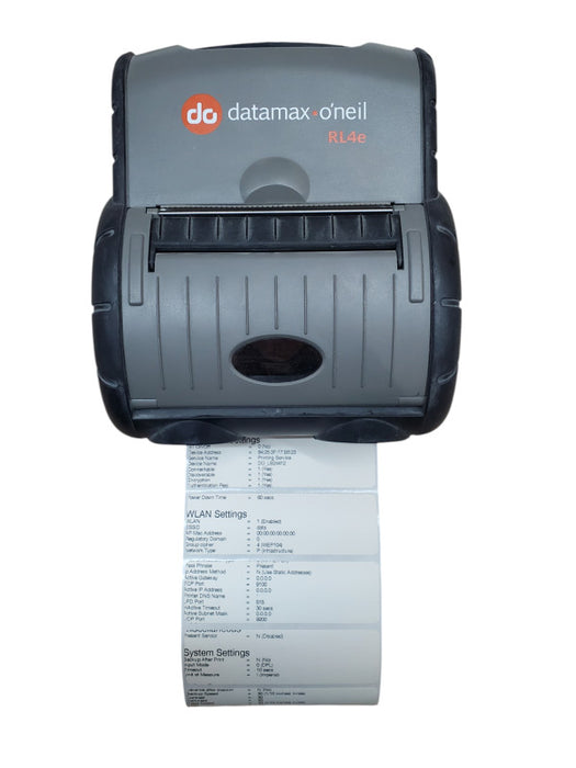 Datamax O'Neil RL4e Portable Barcode Printer RL4-DP-50000310 + Battery