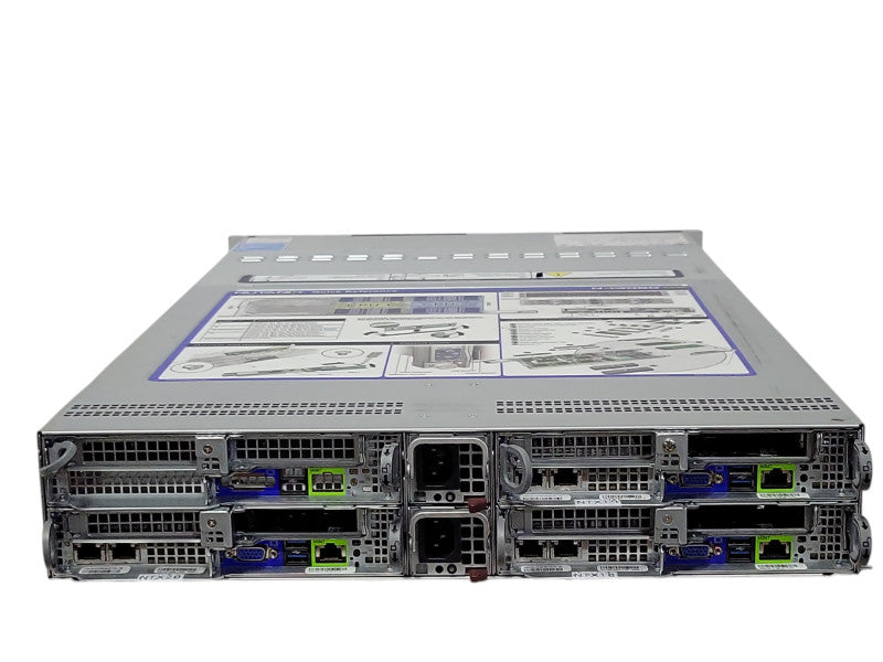 Nutanix NX-3060-G6 2U 3-Node Server w/ 6x Xeon Gold 6138, 192GB DDR4 2x PSU _