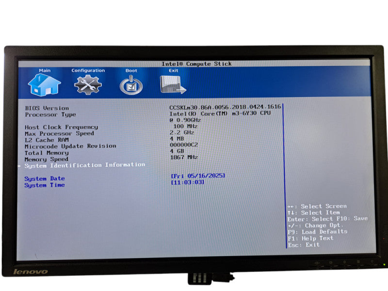 Intel STK2M364CC Compute Stick | Core M3-6Y30 900MHz 4GB RAM 64GB eMMC