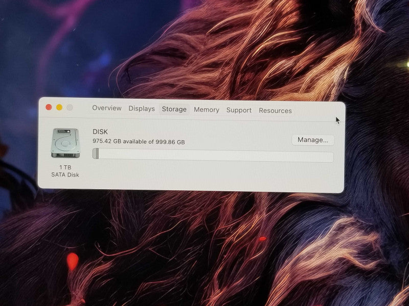 Apple iMac 27" Retina 5K 2015, i5-6500 CPU 3.20GHz 8GB RAM - 1TB HDD