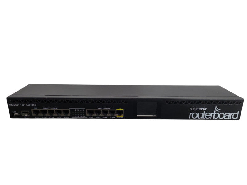 MikroTik RB2011UiAS-RM Routerboard Gigabit Router !