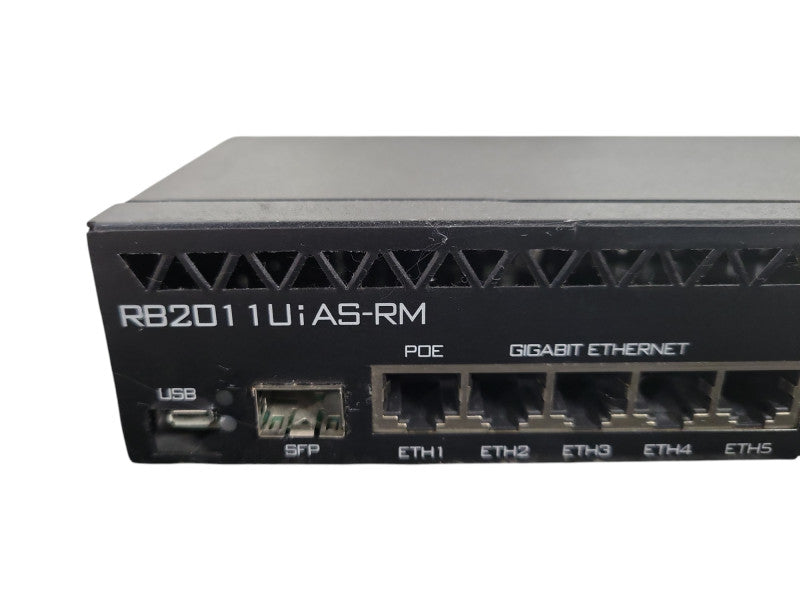 MikroTik RB2011UiAS-RM Routerboard Gigabit Router !