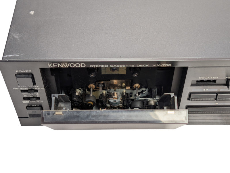 Kenwood Stereo Cassette Deck KX -75R READ  -