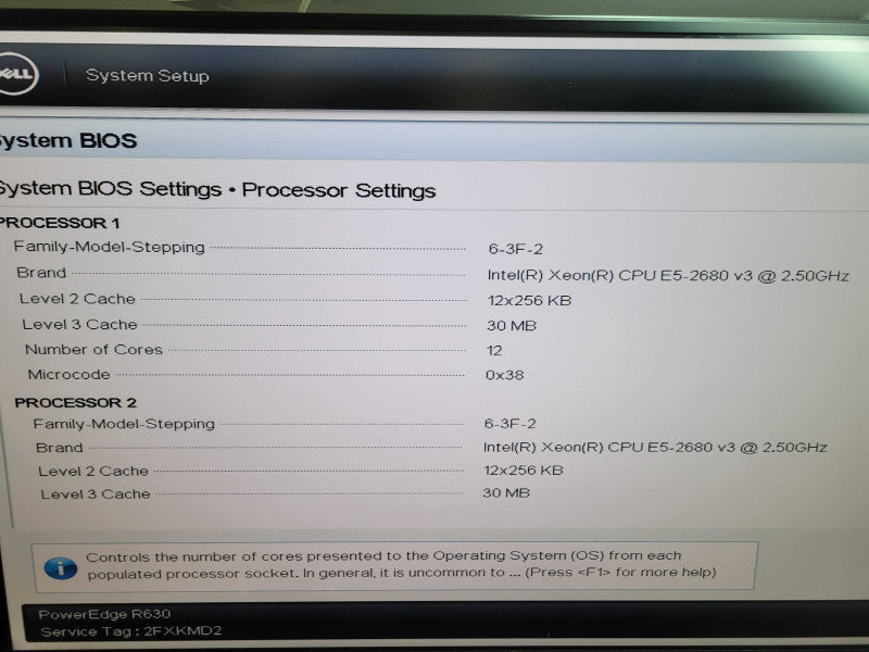 Dell PE R630 - 2x Xeon E5-2680 v3 128GB DDR4 PERC H330 Mini 2x 750W  %