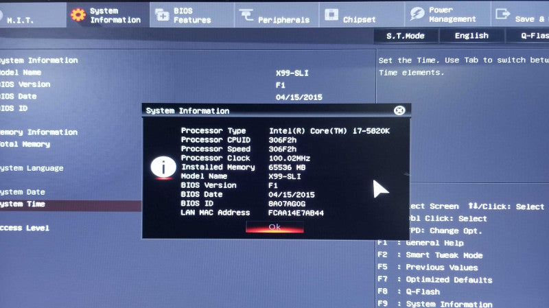 Custom Tower With GA-X99-SLI, Intel i7-5820K CPU - 64GB RAM - NO HDD