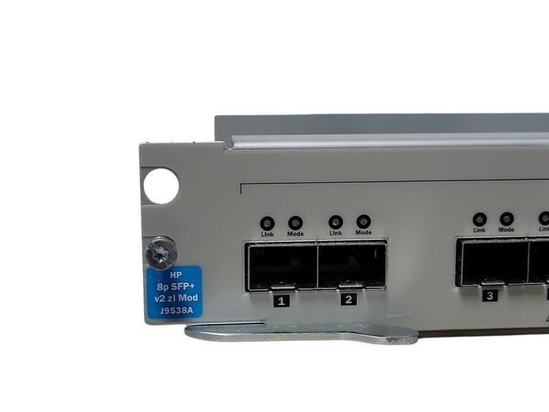 HP 8p SFP+ v2 ZL Mod J9538A 1-GbE/10-GbE SFP+ Ports _