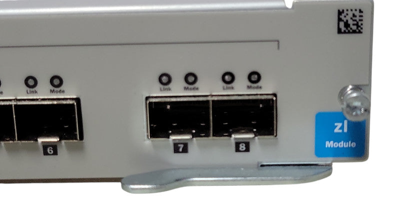 HP 8p SFP+ v2 ZL Mod J9538A 1-GbE/10-GbE SFP+ Ports _