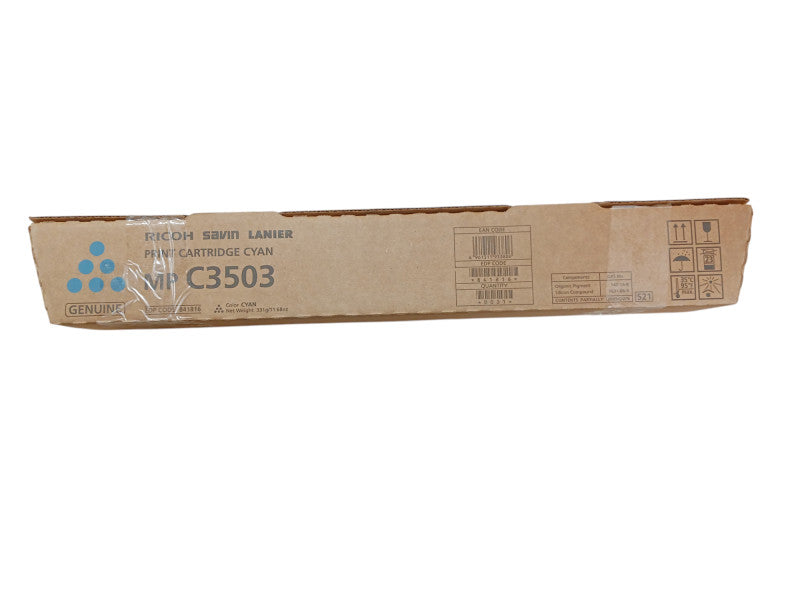 Ricoh Original Toner Cartridge - 841816 - MP C3503 Cyan Brand New