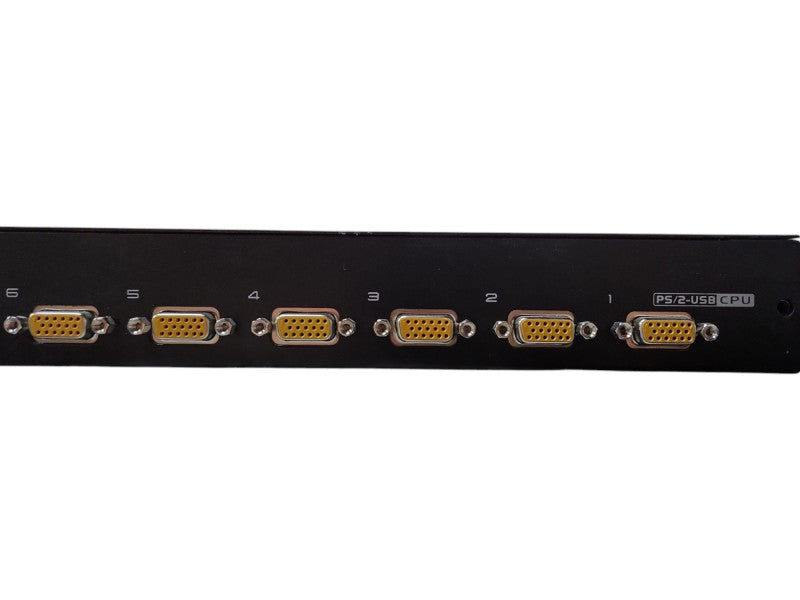 Aten CL5708M Rackmount 8-Port PS/2-USB VGA Single Rail LCD KVM Switch