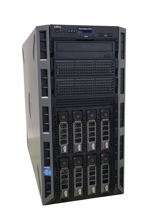 Dell PE T420 2x Xeon E5-2407v2 2.40GHz 192GB RAM, 8x 3.5" HDD Trays, No HDD _