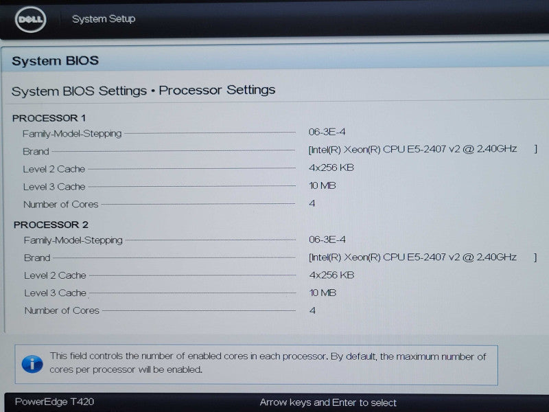 Dell PE T420 2x Xeon E5-2407v2 2.40GHz 192GB RAM, 8x 3.5" HDD Trays, No HDD _