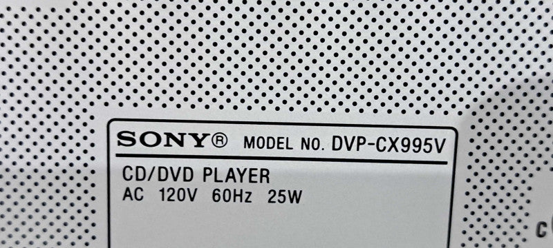 Sony DVP-CX995V DVD & CD Player Changer 400 Disc Explorer HDMI