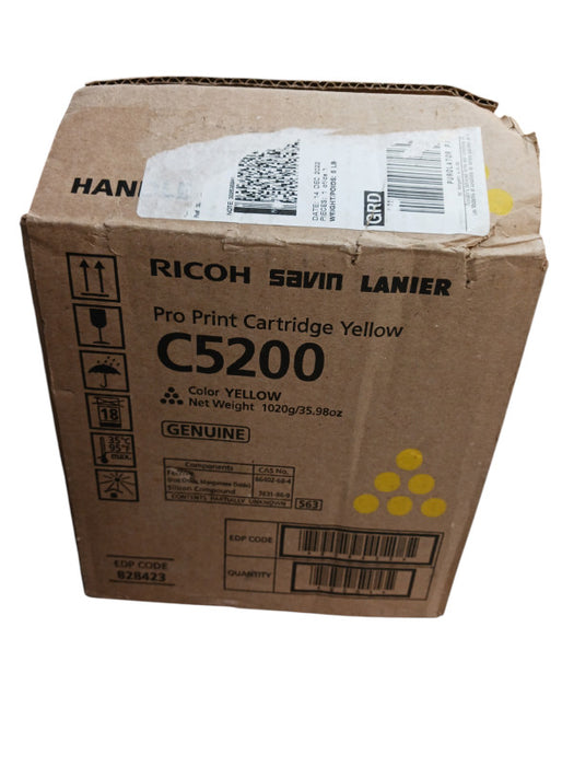 Genuine Ricoh C5200 828422 Yellow Toner Cartridge