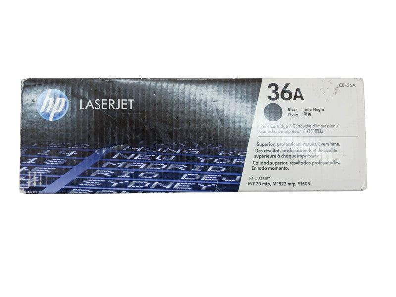 Genuine HP 36A LaserJet Black Toner Cartridge CB436A