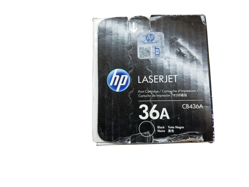 Genuine HP 36A LaserJet Black Toner Cartridge CB436A