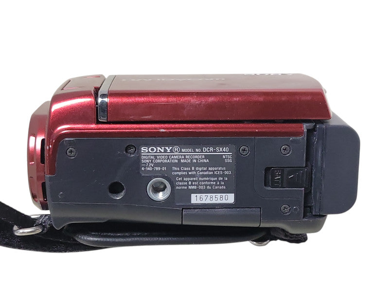 Sony Handycam DCR-SX40 Camcorder 60x optical Zoom, READ _