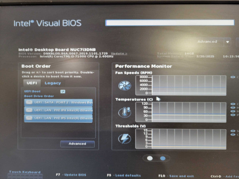 Intel NUC NUC7i3DNB Intel Core i3-7100U CPU| 16GB RAM| 128GB NVMe !