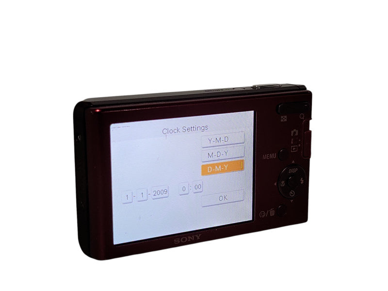 Sony CyberShot DSC-W180 10.1MP Digital Camera No Charger/SD Card, READ _