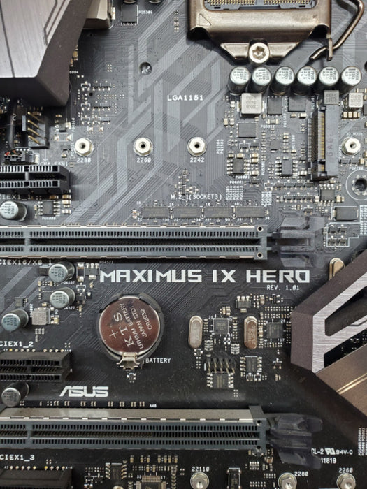 ASUS ROG Maximus IX Hero LGA 1151 - Motherboard Only - No I/O Shield *READ*