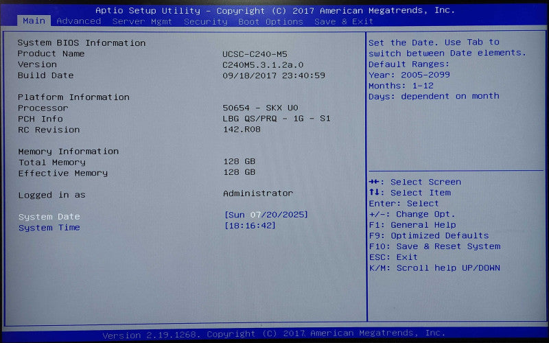 Cisco UCS-C240-M5, 2x Xeon Silver 4110, 128GB DDR4, 3.2TB U.2 SSD, 12G HBA
