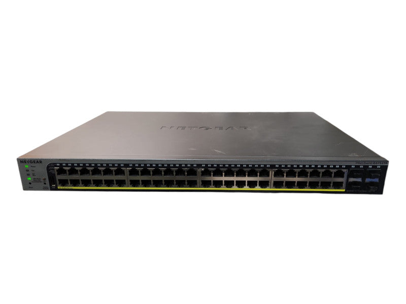 NETGEAR 48-Port Gigabit PoE+ Smart Managed Pro Switch w/ 4 SFP (GS752TPv2)
