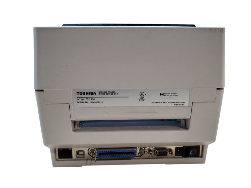 Toshiba B-EV4D-GS14-QQ-BK-R Barcode Printer *READ*