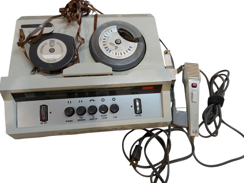 Dejur Grundig Stenorette Reel to Reel Recorder - Dej 610