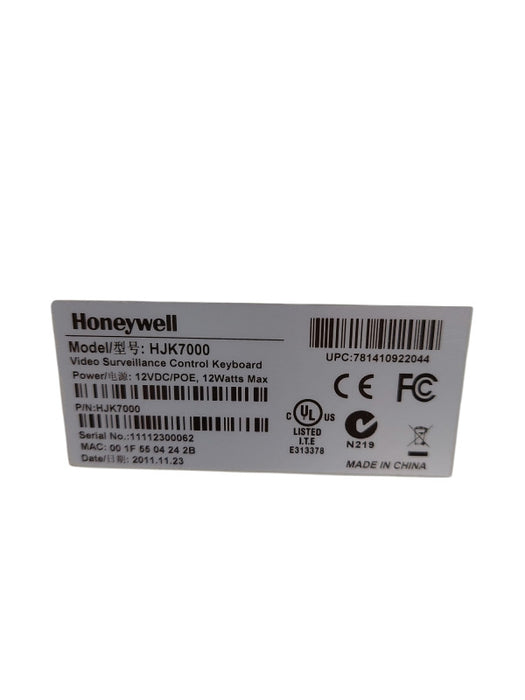 Honeywell Model: HJK7000 Video Surveillence Control Keyboard  =