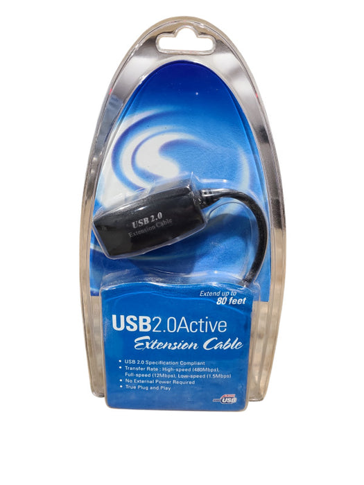 USB 2.0 Active Extension Cable 16ft / 5m Q