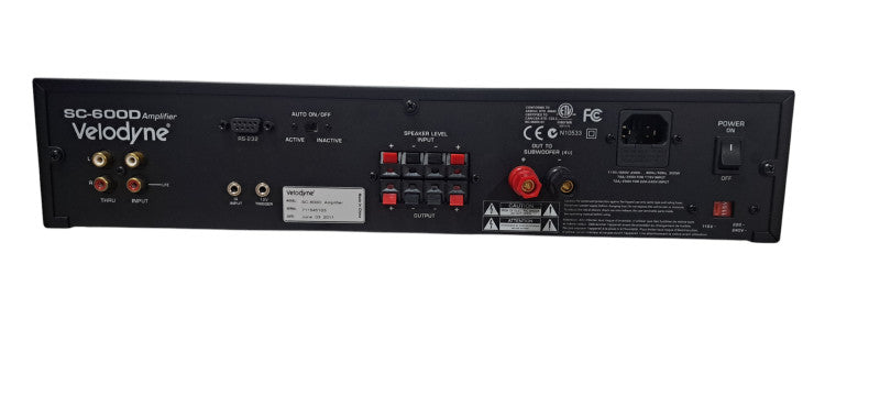 Velodyne SC-600D Subwoofer Amplifier| READ