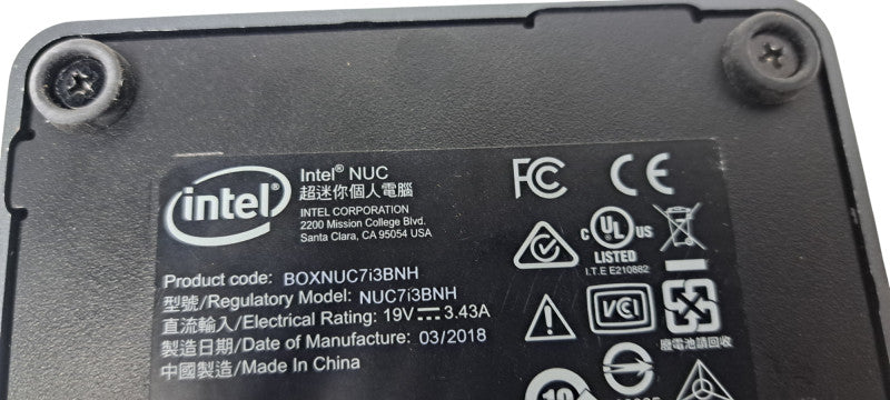Intel NUC BOXNUC7i3BNH Mini PC Intel i3-7100U|8GB RAM| NO HDD