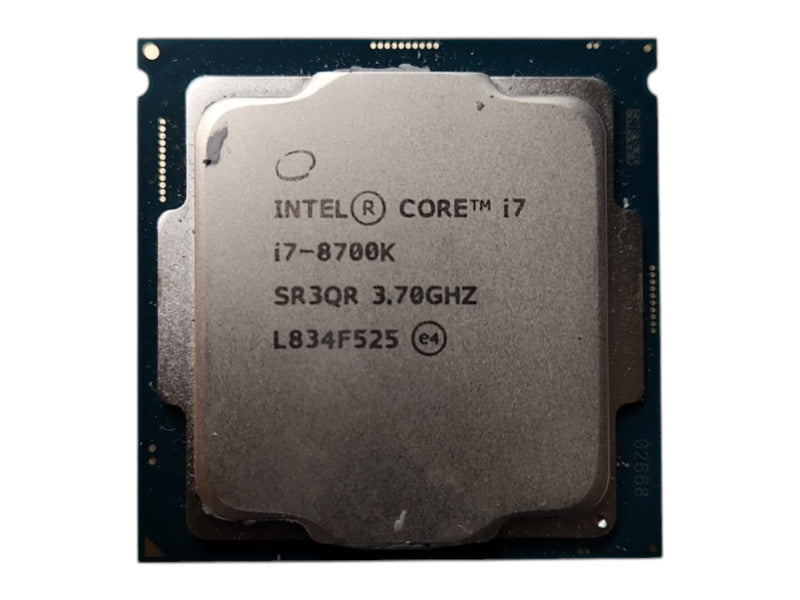 Intel Core i7-8700K SR3QR 3.70GHz 6-Core 12MB LGA1151 95W CPU Processor