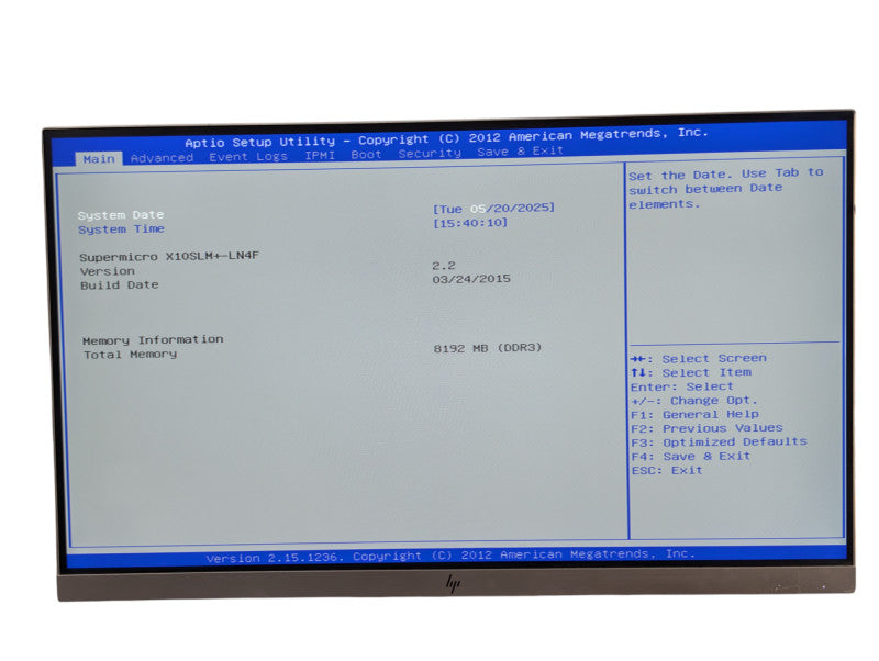 Supermicro X10SLM+-LN4F Intel G1820 8GB RAM Low Power 1U server  -