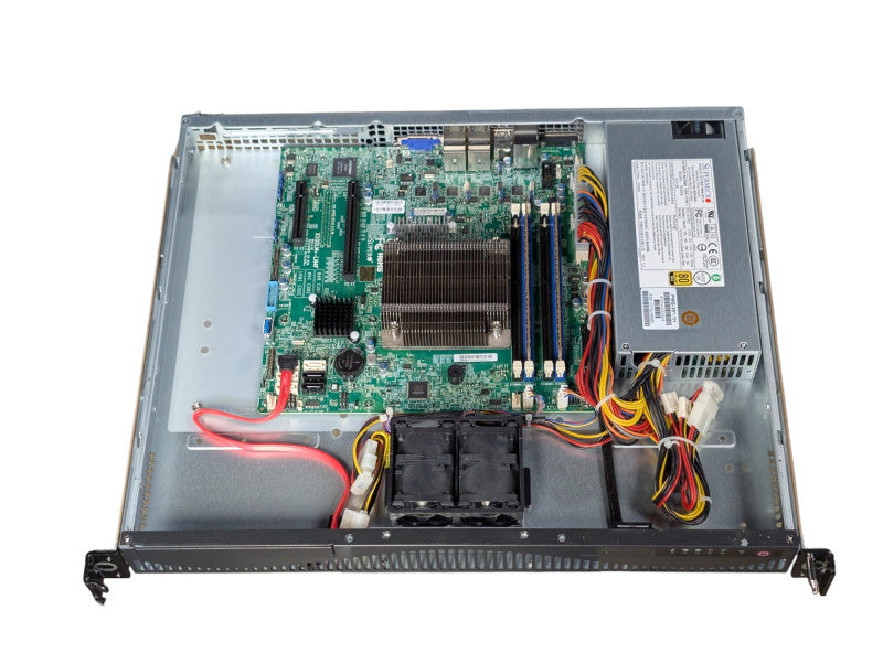 Supermicro X10SLM+-LN4F Intel G1820 8GB RAM Low Power 1U server  -