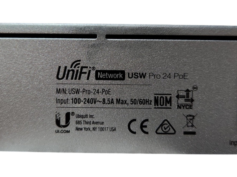Ubiquiti Networks USW-PRO-24-POE UniFi Switch 24-Ports PoE 1GB Switch