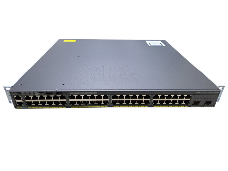 Cisco WS-C2960XR-48LPD-I V02 | 48-Port Gigabit PoE+ 370W Switch w/ 2x SFP+