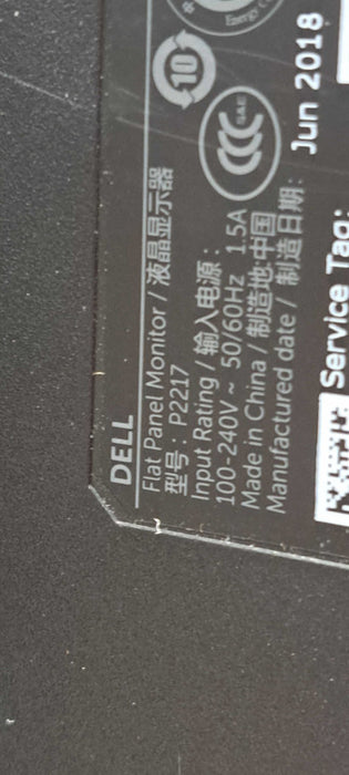 Dell P2217 22" LCD Monitor With LED Backlight