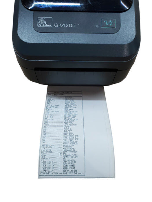 Zebra GK420d GK42-202510-000 Thermal Label Printer