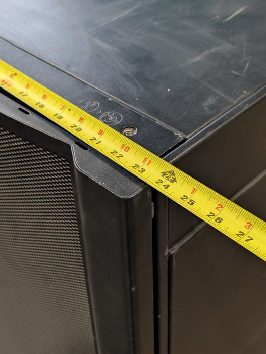 APC 24U Server Rack with UPS and Batteries READ  -