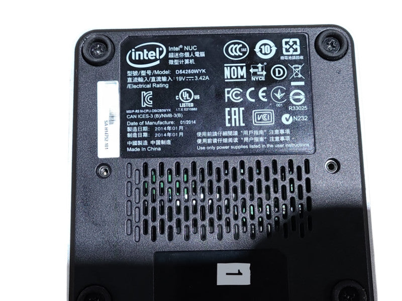 Intel NUC Mini PC D54250WYK | Core i5-4250U @ 1.3GHz | 8GB DDR3