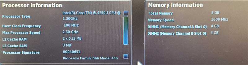 Intel NUC Mini PC D54250WYK | Core i5-4250U @ 1.3GHz | 8GB DDR3