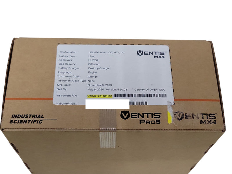 New Industrial Scientific Ventis Pro5 Multi-Gas Monitor _